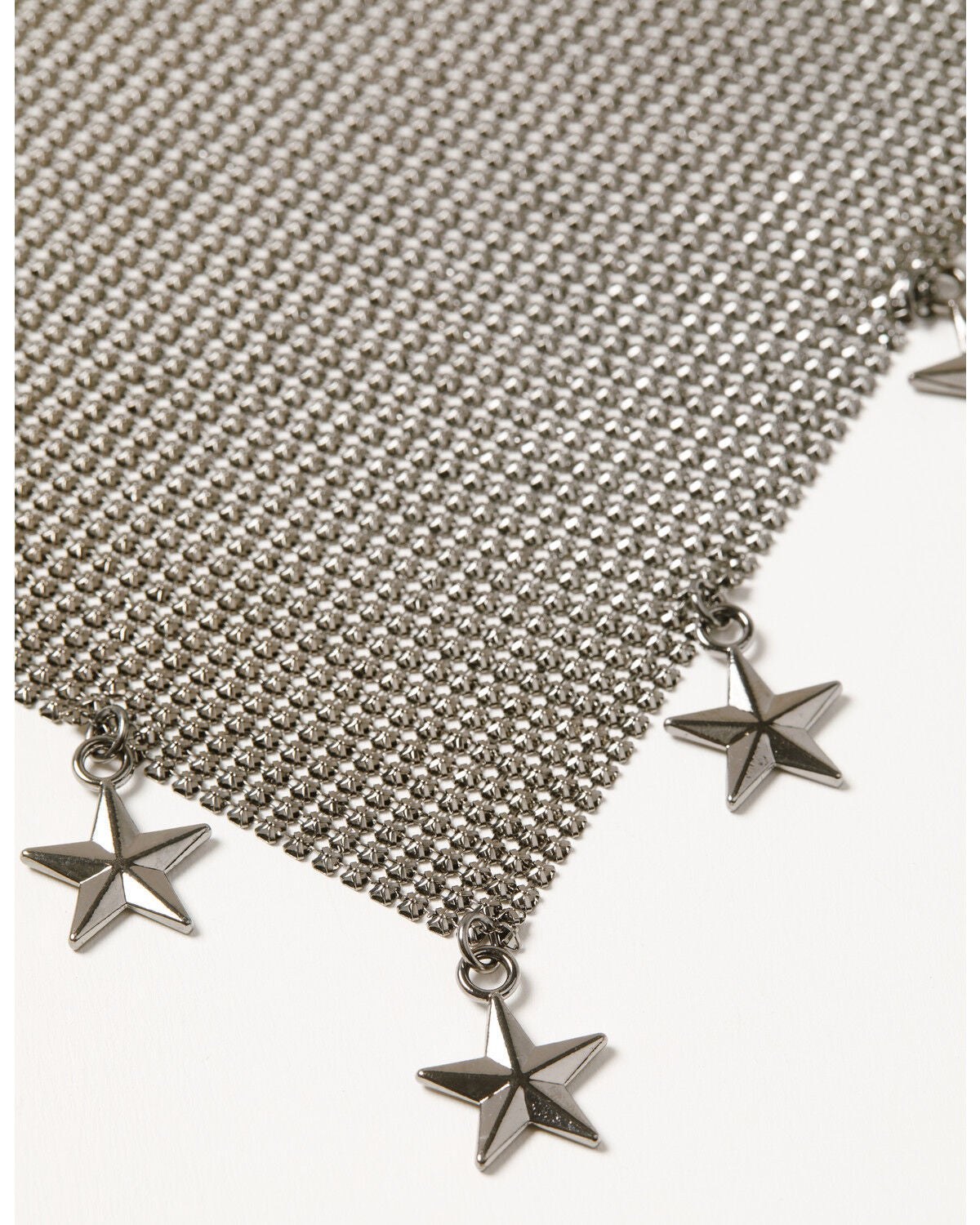 Image #2 - Idyllwind Women's Grayland Star Charm Chain Mesh Necklace, Silver, hi-res