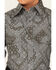 Image #3 - Cowboy Hardware Boys' Bandana Print Long Sleeve Pearl Snap Western Shirt , Charcoal, hi-res