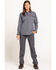 Image #6 - Ariat Women's FR Featherlight Long Sleeve Work Shirt, Grey, hi-res