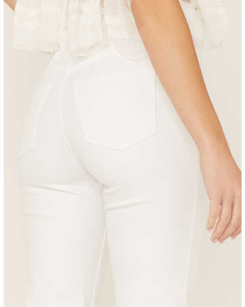 Image #4 - Sneak Peek Women's High Rise Slim Straight Jeans, White, hi-res
