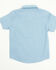 Image #3 - Cody James Toddler Boys' Cowboy Way Striped Print Short Sleeve Snap Western Shirt, Light Blue, hi-res
