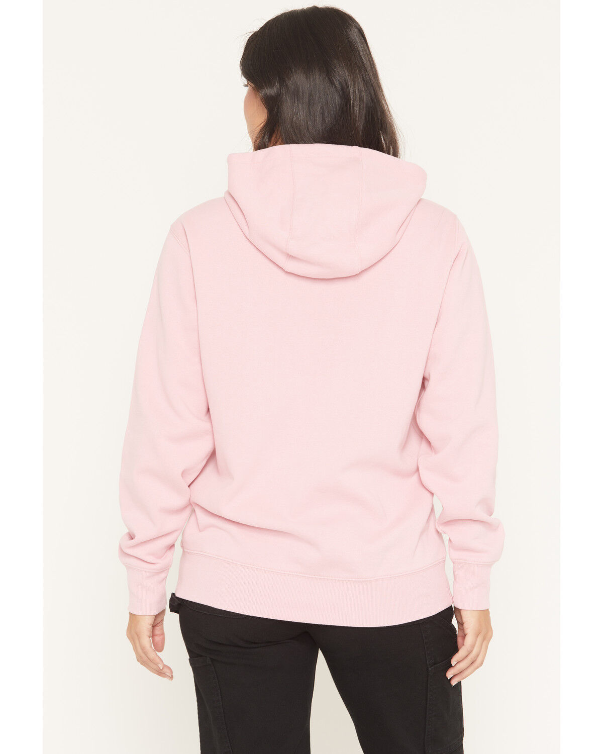 Image #4 - Ariat Women's Boot Barn Exclusive Lace Puff Logo Hoodie, Pink, hi-res