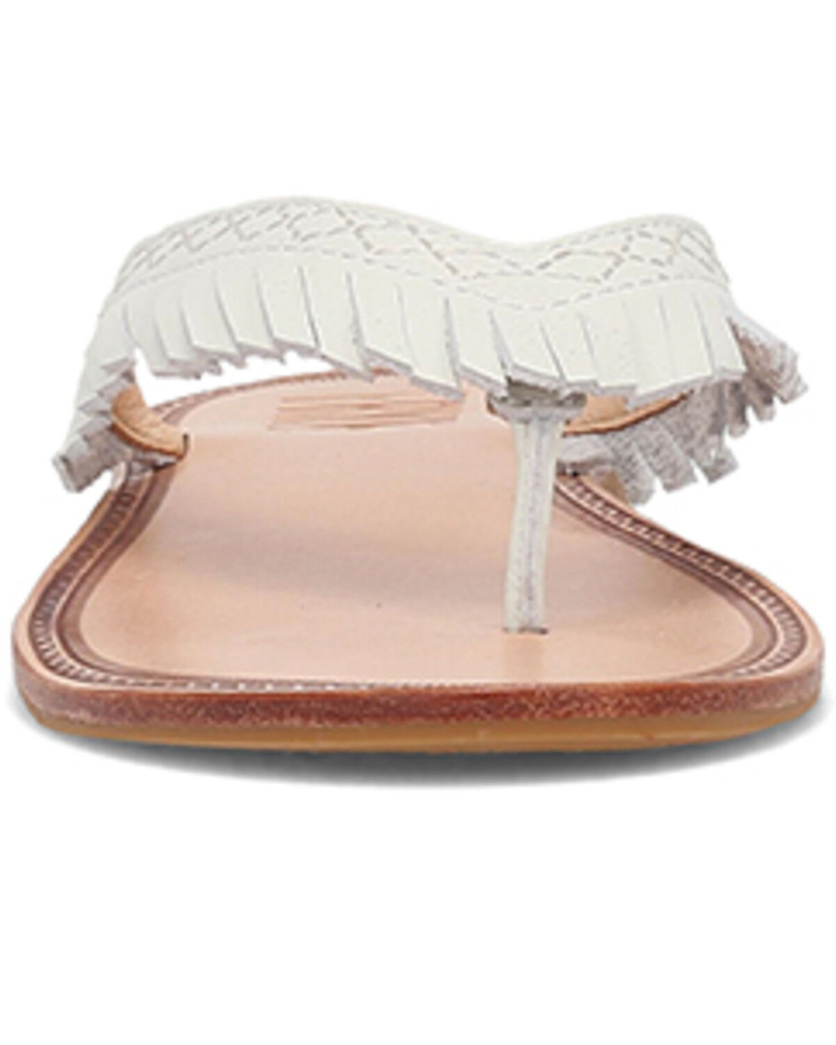 Image #4 - Frye Women's Ava Fringe Sandals, White, hi-res