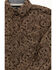 Cody James Toddler Boys' Paisley Print Long Sleeve Snap Shirt, Brown, hi-res