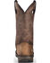 Durango Rebel Men's Saddle Western Boots - Round Toe, Bark, hi-res