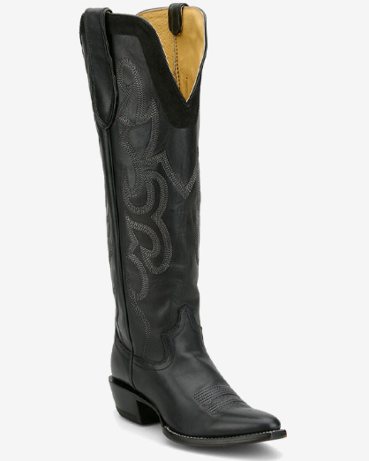Justin Women's Ada Tall Western Boots - Snip Toe, Black, hi-res
