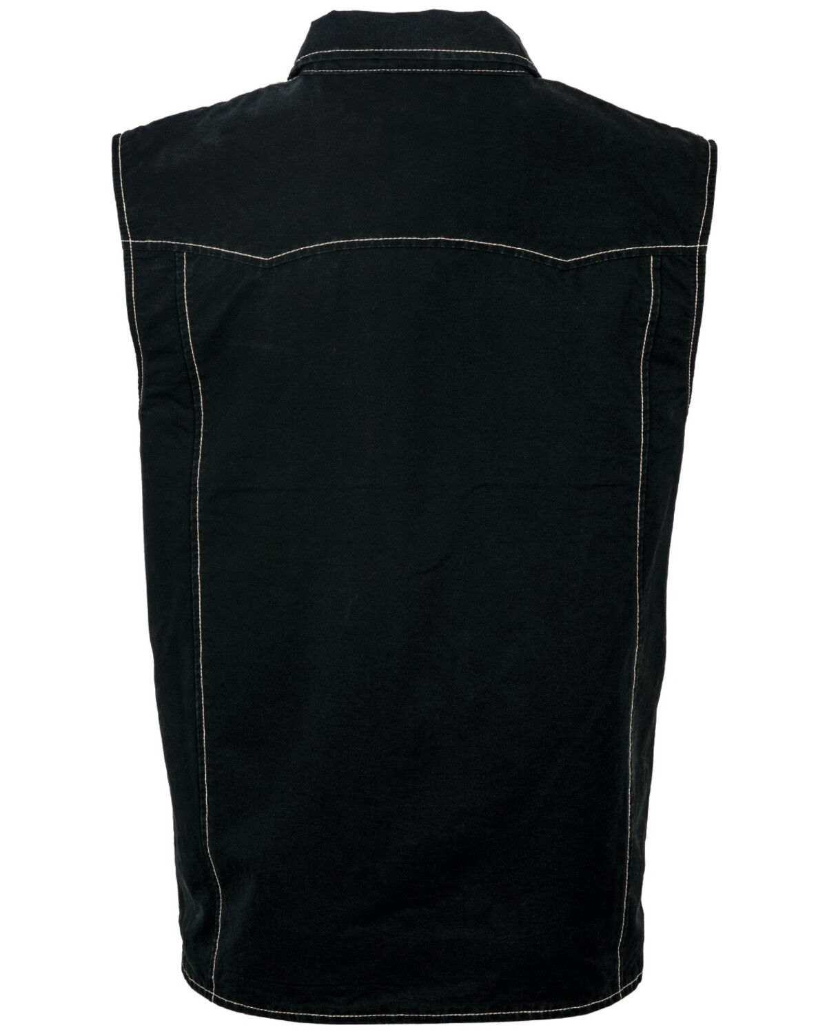 Image #2 - STS Ranchwear Boys' Youth Arena Twill Vest, Slate, hi-res