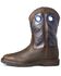 Ariat Men's Brown Groundwork Western Work Boots - Soft Toe, Brown, hi-res