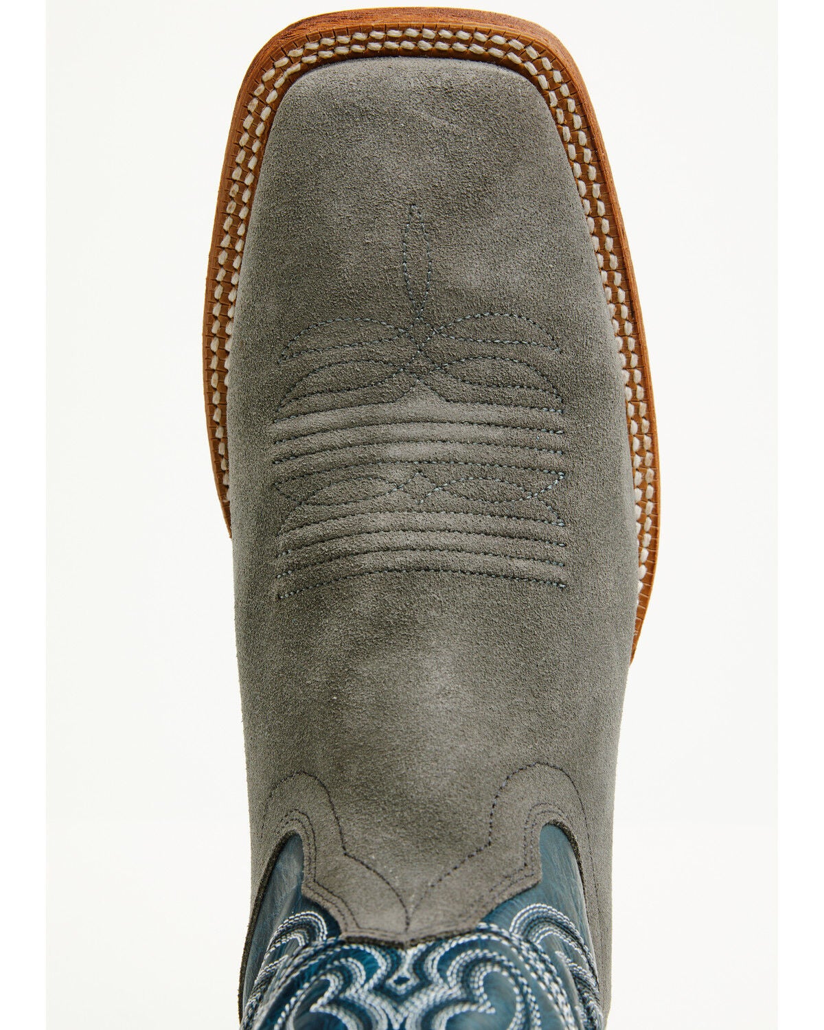 Image #6 - Ariat Men's County Roads Western Boots - Broad Square Toe, Grey, hi-res