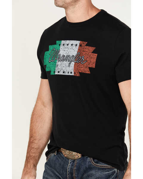 Image #3 - Wrangler Men's Mexico Logo Short Sleeve Graphic T-Shirt, Black, hi-res