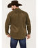 Image #4 - Brixton Men's Porter Long Sleeve Waffle Corduroy Button Down Shirt, Olive, hi-res