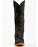 Image #4 - Corral Women's Floral Tall Western Boots - Snip Toe , Gold, hi-res