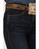 Image #2 - Rock & Roll Denim Women's Dark Wash High Rise Trouser Stretch Denim jeans, Dark Wash, hi-res
