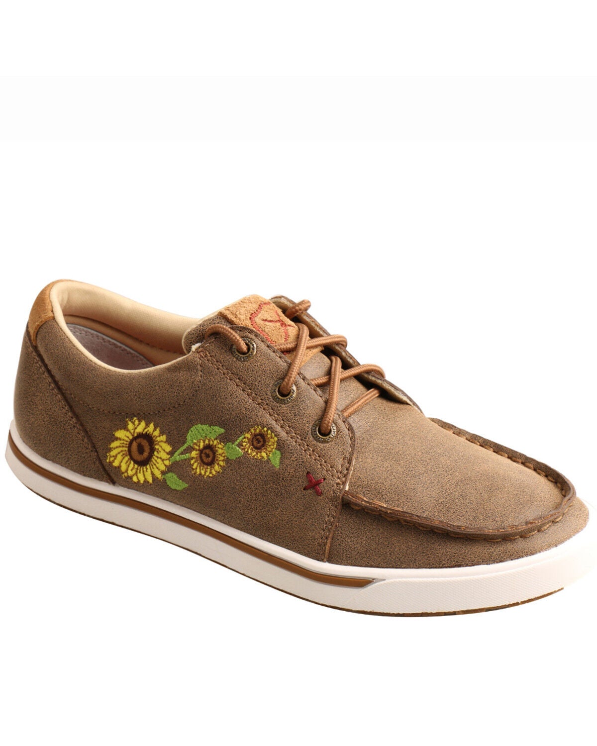 Twisted X Women's Sunflower Casual Shoes - Moc Toe, Brown, hi-res