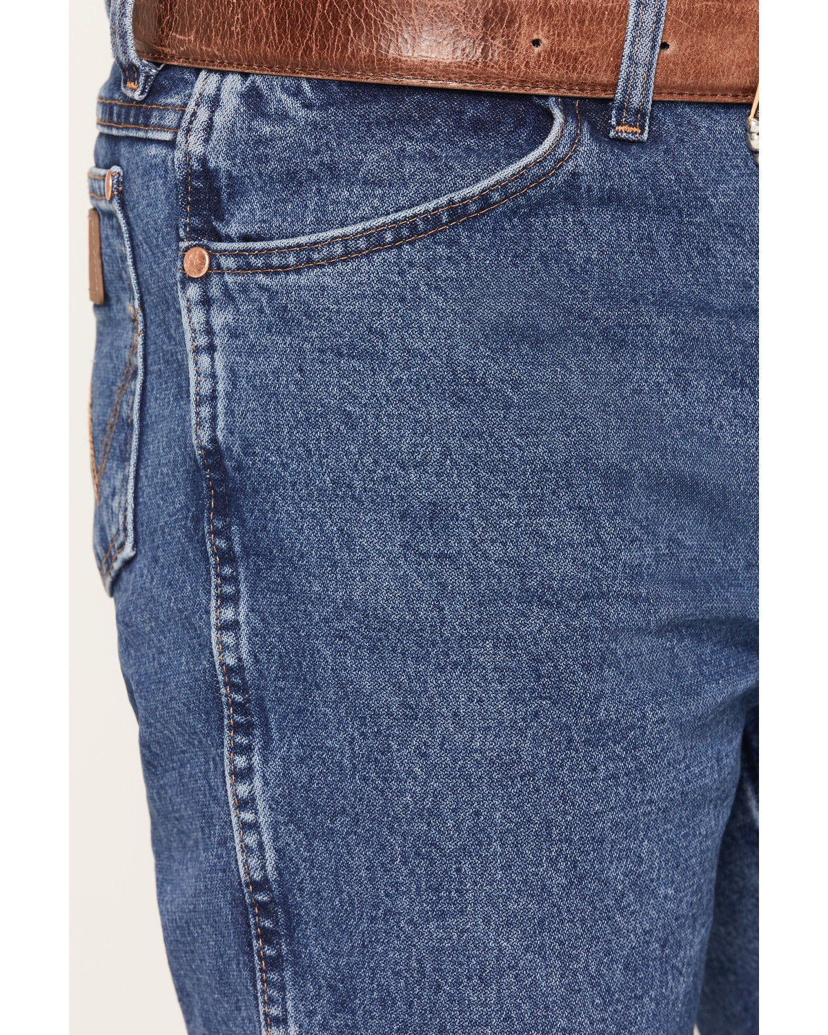 Image #2 - Wrangler Men's 936 Dark Wash Slim Fit Denim Jeans, Blue, hi-res