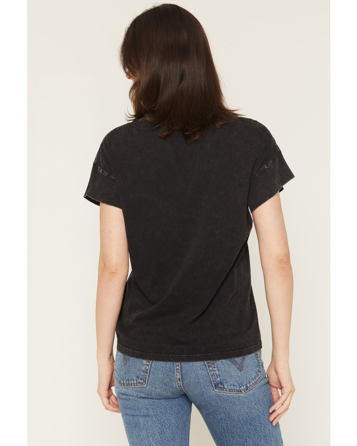 Image #4 - Rock & Roll Denim Women's Let's Ride Short Sleeve Graphic Tee, Black, hi-res