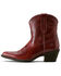 Image #3 - Ariat Women's Maggie Western Booties - Round Toe, Red, hi-res