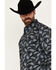 Image #2 - Moonshine Spirit Men's Kaanapali Floral Print Long Sleeve Snap Western Shirt, Black, hi-res