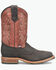 Image #1 - Double H Men's 11" Young Pull-On Work Boots - Steel Toe, Brown, hi-res