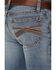 Image #4 - Wrangler 20X Boys' Wright 42 Vintage Bootcut Stretch Denim Jeans, Blue, hi-res