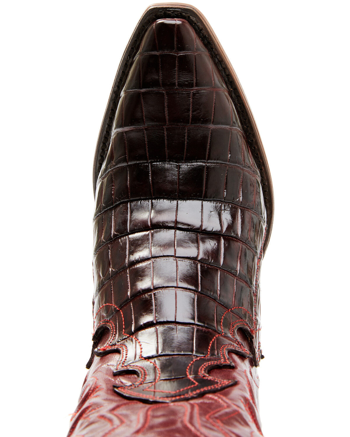 Image #6 - Dan Post Women's Exotic Crocodile Leather Western Boots - Snip Toe, , hi-res