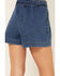 Image #4 - Show Me Your Mumu Women's Southside Shorts, Blue, hi-res