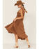 Image #5 - Scully Women's Long Spaghetti Strap Midi Dress, Copper, hi-res