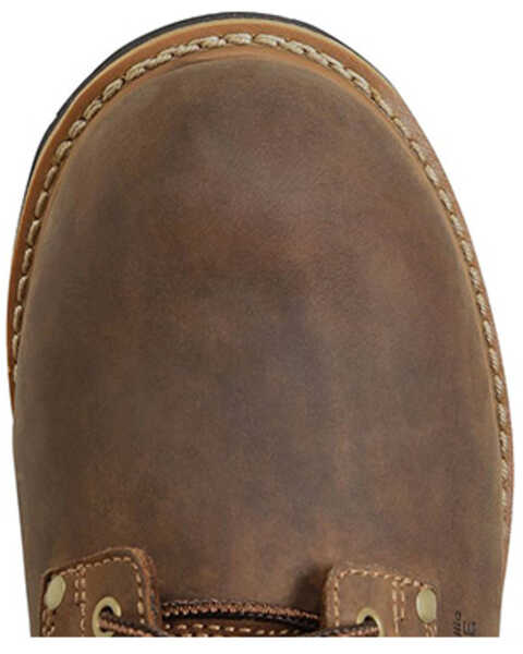Image #6 - Carolina Men's 8" Poplar Insulated Waterproof Logger Work Boots - Composite Toe, Brown, hi-res