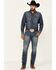 Cody James Men's Roan Medium Wash Stretch Slim Straight Jeans , Blue, hi-res