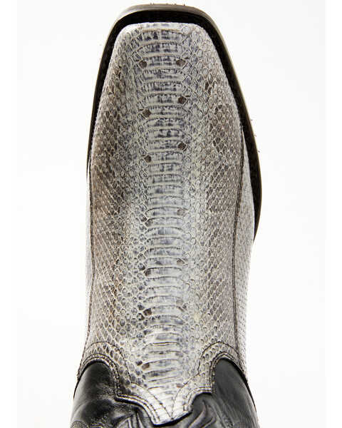 Image #6 - Dan Post Men's Exotic Water Snake Western Boot - Square Toe, Grey, hi-res