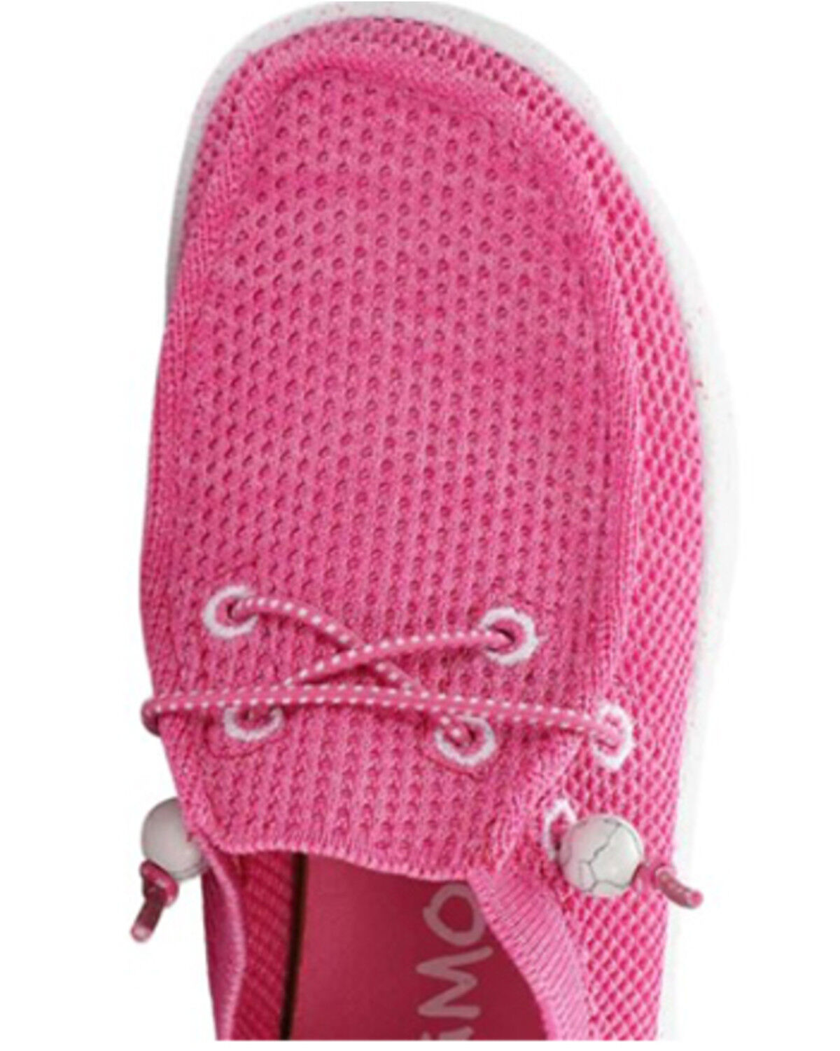 Image #6 - Lamo Footwear Girls' Mickey Slip-On Casual Shoes - Moc Toe, Pink, hi-res