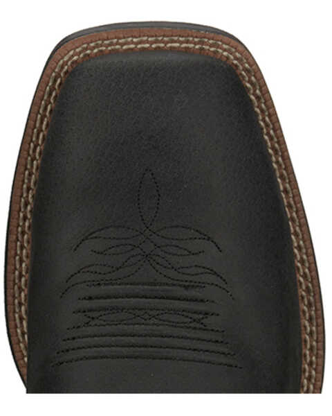 Image #6 - Justin Men's 11" Bowline Western Boots - Broad Square Toe , Black, hi-res
