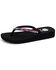 Image #1 - Yellow Box Women's Jello Rhinestone Sandals, Fuchsia, hi-res
