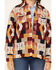 Image #3 - Shyanne Women's Geo Southwestern Print Shacket, Chocolate, hi-res