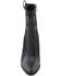 Image #5 - Milwaukee Leather Women's Studded Overlay Western Boots - Round Toe, Black, hi-res