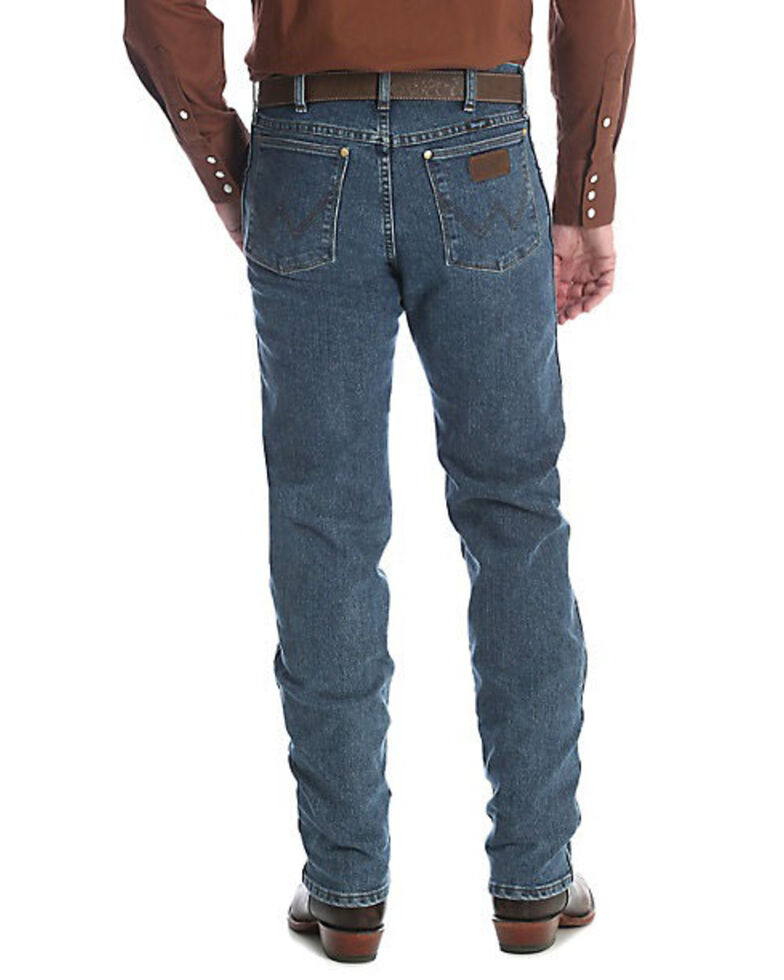 Wrangler Men's Vintage Stone Premium Performance Cowboy Cut Jeans - Big & Tall , Indigo, hi-res