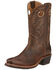 Ariat Men's Heritage Roughstock Western Performance Boots - Square Toe, Brown Oiled Rowdy, hi-res