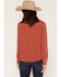 Image #4 - Kimes Ranch Women's Stevie Floral Embroidered Long Sleeve Pearl Snap Western Shirt, Red, hi-res
