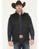 Image #1 - Cody James Men's Oil Slick Snap Lined Vest - Big, Black, hi-res