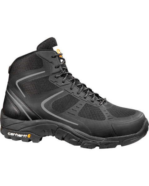 Carhartt Men's Lightweight Work Hiker Boots - Steel Toe, Black, hi-res