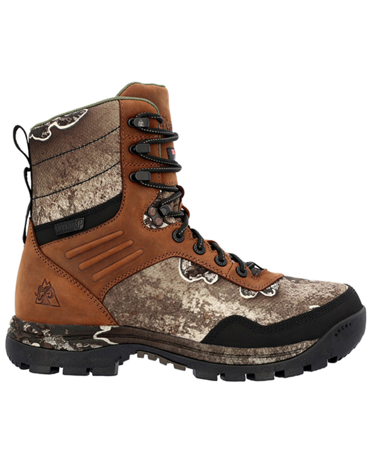 Image #2 - Rocky Men's Lynx Waterproof 400G Insulated Hunting Boots - Round Toe, Brown, hi-res