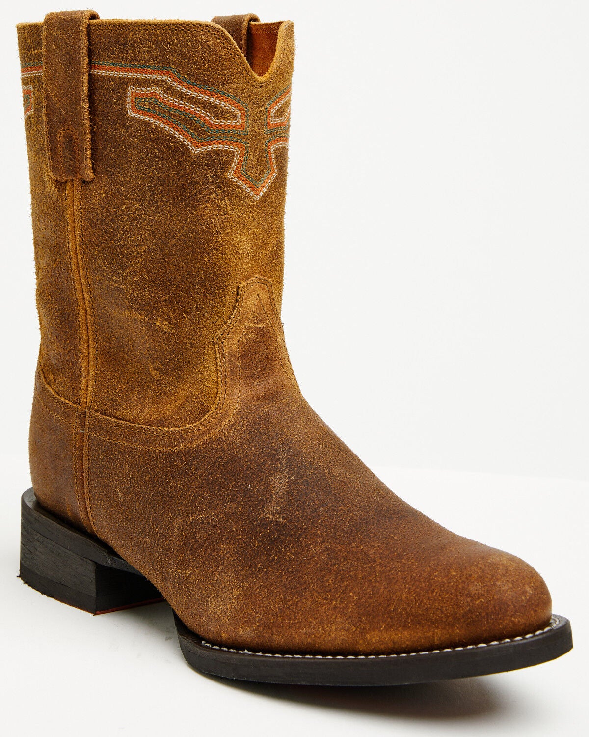 Image #1 - Laredo Men's Bravado Roper Performance Western Boots - Round Toe, Tan, hi-res