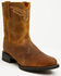 Image #1 - Laredo Men's Bravado Roper Performance Western Boots - Round Toe, Tan, hi-res
