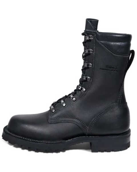 White's Boots Men's Fire Hybrid 8" Lace-Up Work Boots - Round Toe, Black, hi-res
