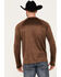 RANK 45® Men's Long Sleeve Performance T-Shirt, Coffee, hi-res