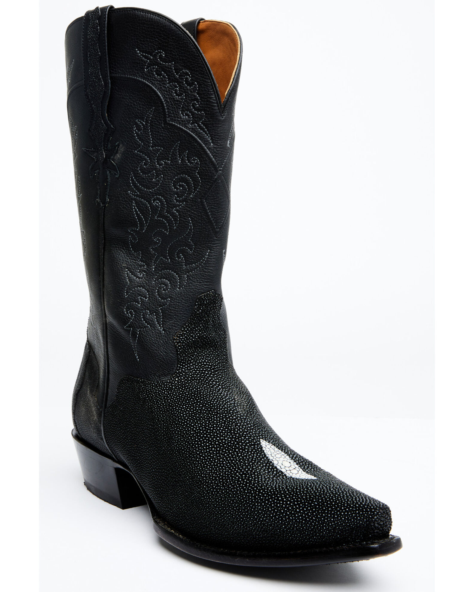 El Dorado Men s Exotic Stingray Skin Western Boots Snip Toe Sheplers