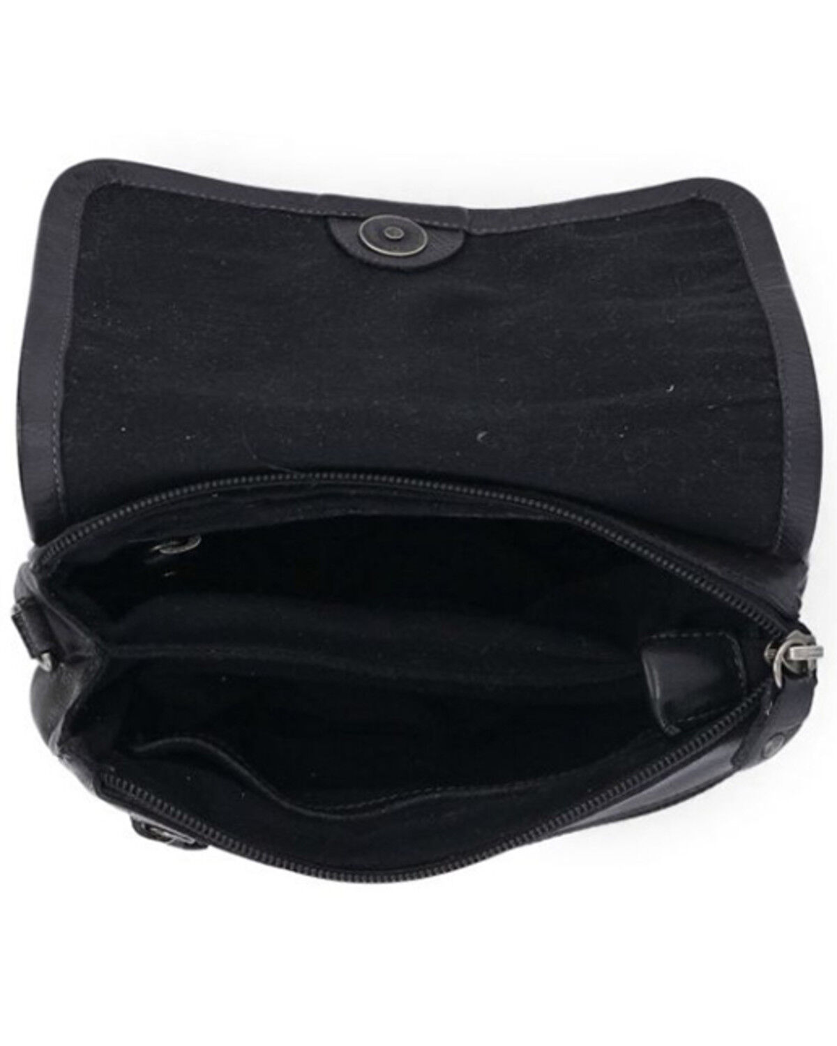 Image #4 - Bed Stu Women's Ziggy Crossbody Bag, Black, hi-res