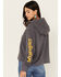 Image #4 - Wrangler Women's Yellowstone® Cropped Hoodie, Charcoal, hi-res