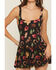 Image #3 - Show Me Your Mumu Women's Texas Hold Em Printed Malro Sleeveless Mini Dress, Black, hi-res