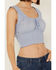 Image #3 - Bila Women's Jennifer Peasant Top, Light Blue, hi-res